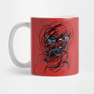 witch (screaming female face) Mug